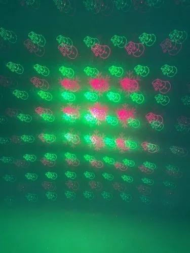 Proyector Laser Multipuntos Audiorítmico Fijo Tripie Navidad