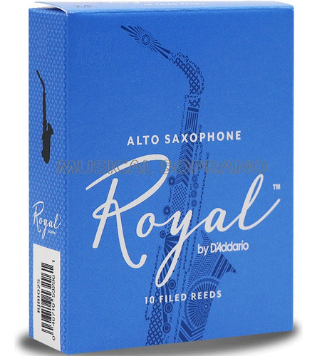 Palhetas Royal Para Sax Alto (caixa Com 10) - Nº 2