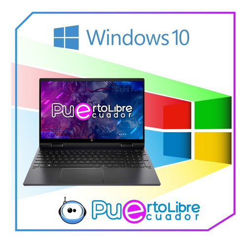 Imagen 7 de 10 de Hp Envy X360 Ryzen 7 Mejor Q I7 + 12 Gb + 512 Ssd + T Video