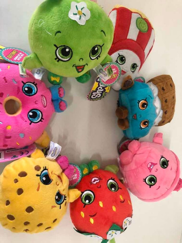 Imagen 3 de 10 de Promo De7 Peluches Shopkins Con Abrojos Kreker Originales