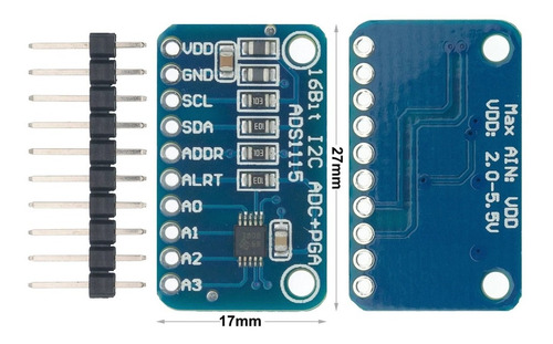Imagen 3 de 3 de Ads1115 16bit Adc Conversor Analogico Digital Arduino