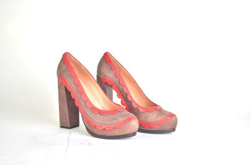 Imagen 3 de 5 de Zapatos Tacos De Cuero De Mujer - Rosario - Ferraro