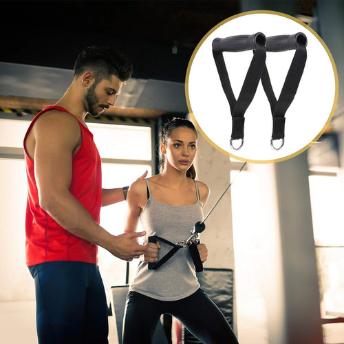 Agarraderas Tipo D Nylon,gym, Gimnasio Maneral Polea Ratorch