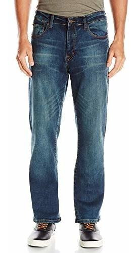 Confort Stretch Denim Jeans (fit) De Izod Relajado Hombre, L