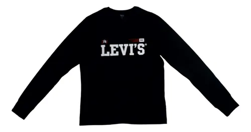 Playera manga larga levis hotsell