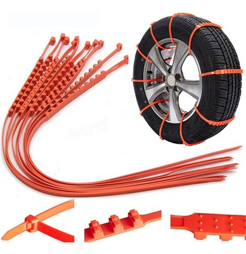 Brida Antideslizante De Plástico H Para Neumáticos De Coche,