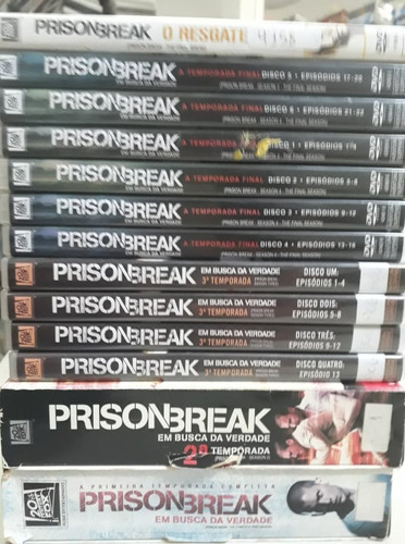 Prison Break 1 2 3 4 Temporadas + Resgate Final - Original