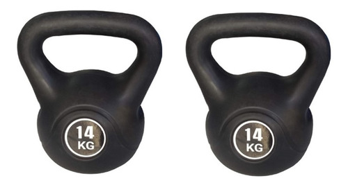 Set Par De Pesas Rusas Kettlebell 14kg Entrenamiento