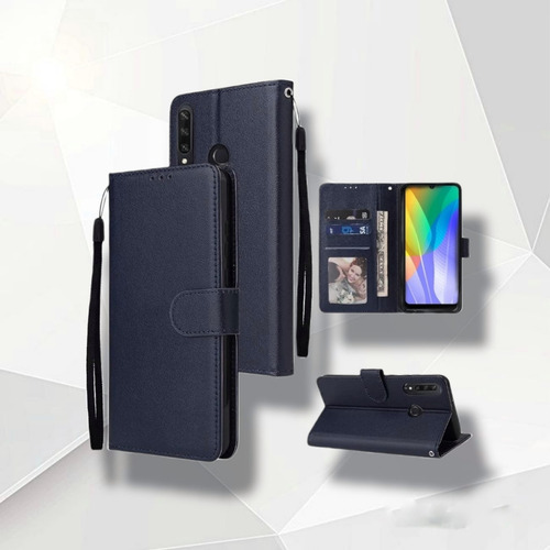 Funda Cartera Tarjetero Piel Para Moto G9 Play + Cristal 21d