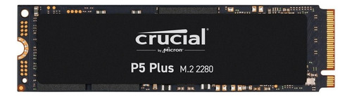 Disco sólido SSD interno Crucial P5 Plus CT2000P5PSSD8 2TB negro