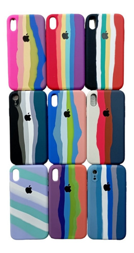 Silicone Case Arcoiris iPhone XR