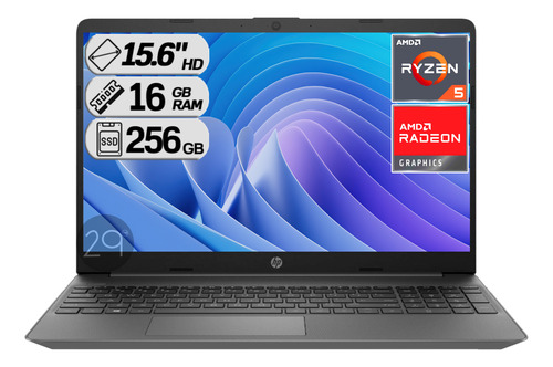 Portátil Gamer Hp Amd Ryzen 5 Ram 16gb 256gb Ssd Tvideo Incl