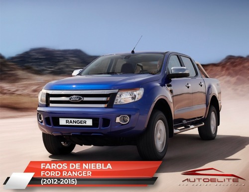 Imagen 6 de 10 de Kit Faros Niebla Ford Ranger 2012 213 2014 2015 2016 Cromado