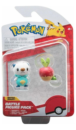 Oshawott + Applin Pokemon Jazwares