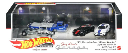 Hot Wheels Premium Collector Jay Lenos Garage Set 4 Vehicul