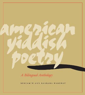 Libro American Yiddish Poetry - Benjamin Harshav