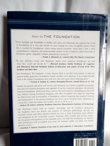 The Foundation Joel L. Fleishman En Ingles Tapa Dura