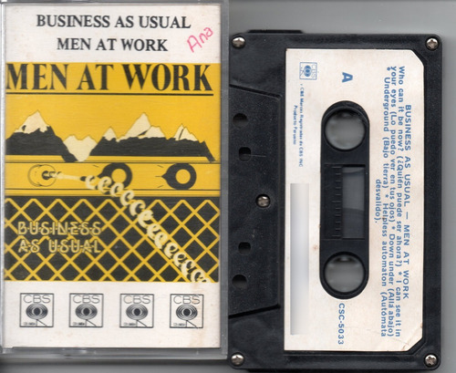  Men At Work Business As Usual Cassette Ricewithd