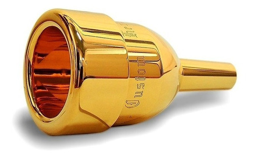 Bocal De Tuba Jc Custom Heavy Dourado Gold - Escolha O Nº