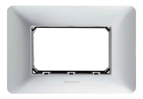 Tomacorriente Doble Universal 2p + L/t Champagne ,aluminio