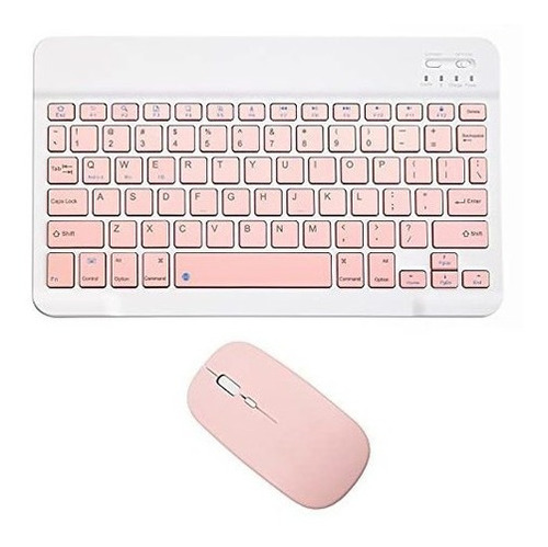 Combo De Teclado Y Mouse Bluetooth Recargables