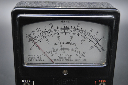 Tester Multimetro Analógico Kew Japón Antiguo Funciona (Usado)