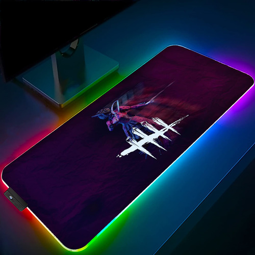 Alfombrilla Mouse Para Juego Luz Led Game Dead By Hours X