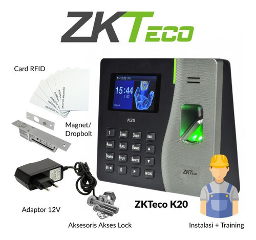 Reloj Biométrico Zk K20 - Control De Personal-acceso Huella
