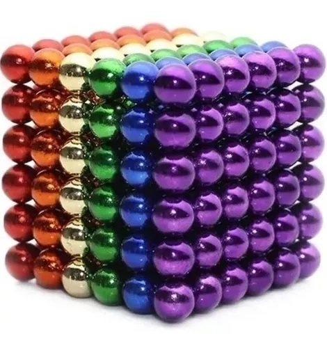 Cubo Magnético Multicolor 216 Imanes Neodimio 5mm