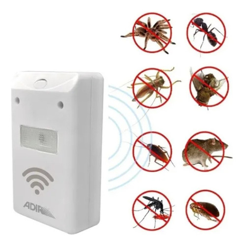 Repelente Ultrasonico Mosquitos Cucarachas 2 Pieza Adir 4846