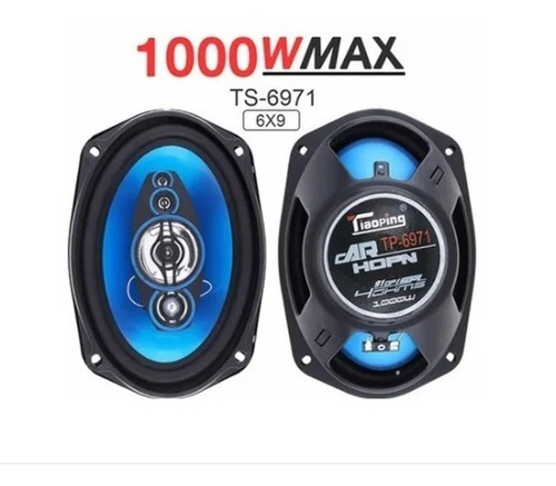 Parlantes Juego Auto Camioneta Par 6x9 Sonido Woofer 1000w