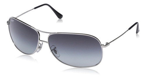 Marca Ray-ban Rb3267 Tamaño 64 Gafas De Sol Plateadas De Lux