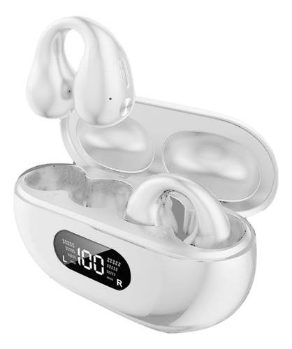 Auriculares Inalámbricos Blancos Open Ear Clip Earbuds Bone