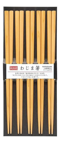 Wajima Chopsticks 5 Pares De Palillos De Madera Japoneses Re