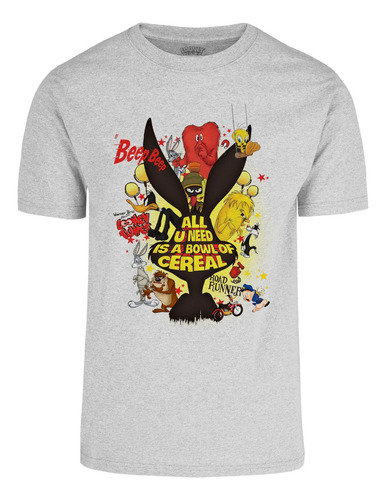 Playera De Hombre Looney Tunes Original Camiseta Cereal