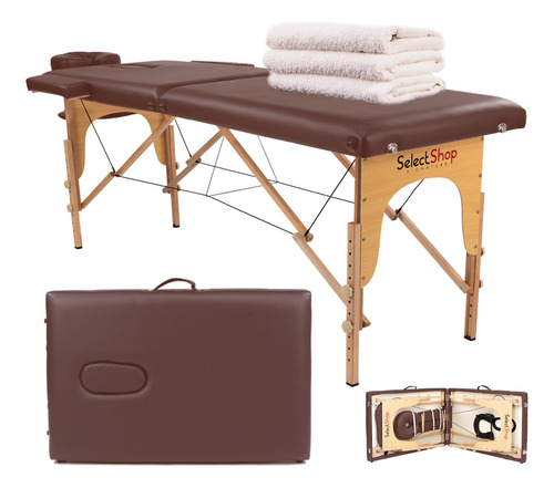 Cama Para Masaje Spa Portátil Reclinable Estuche Profesional