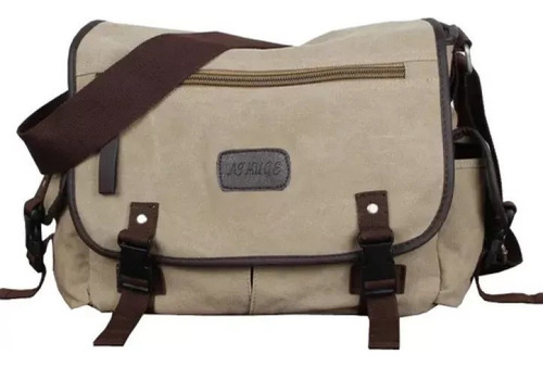 Bolso De Mensajero En Lienzo Para Hombre Gran Capacidad [u]