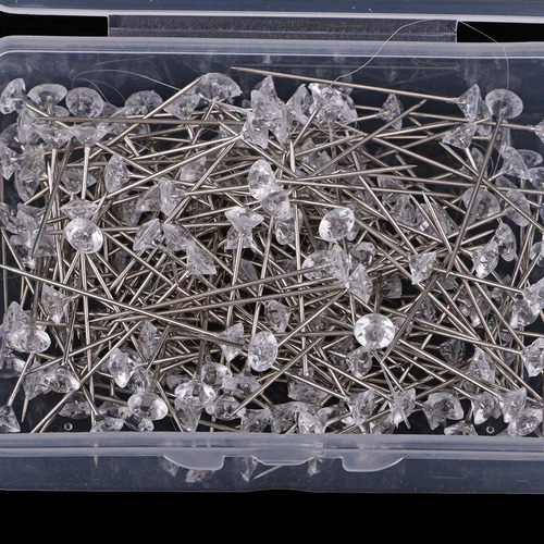 Cr Ramo 600 Piezas Alfileres Diamante Con Ojales Para