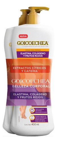  Pack Goicoechea Crema Reafirmante Elastina + Anticelulitis