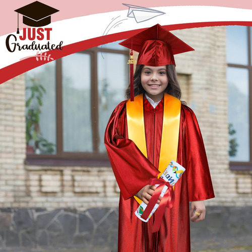 Mukum Conjunto De Toga Y Birrete De Graduación De Jardín De
