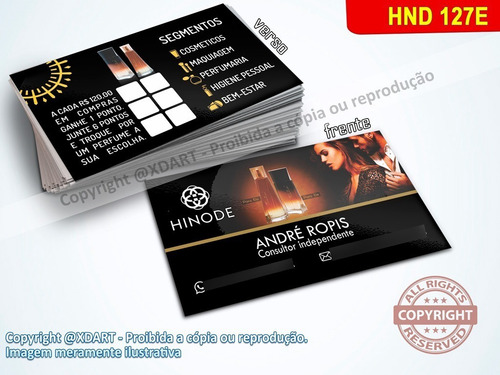 Imagem 3 de 5 de Cartão De Visita Consultor Hinode Super Criativo Hnd127e