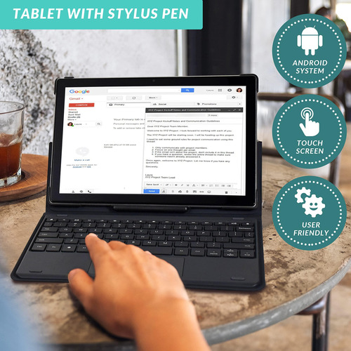 Tableta Android De 10.1 Pulgadas Con Pantalla Full Hd Y Gran