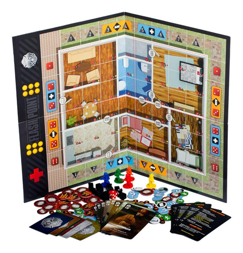 Flash Point 2ª Ed.: Juego Cooperativo De Rescate Y Bomberos