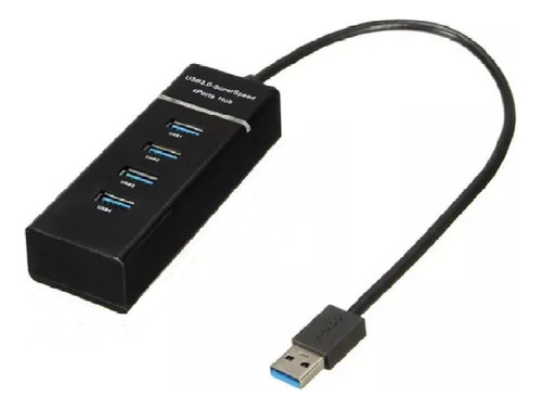 Hub Puertos Multi Usb 4 En 1 De 3.0 Velocidad Indicador Luz