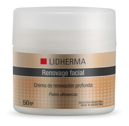 Renovage Facial Crema - Lidherma - Pieles Ultrasecas X 50 G