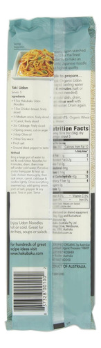 Hakubaku Udon Orgánico, Auténticos Fideos De Trigo Japoneses