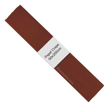 Papel Crepe Eva Foam Marron Por Und