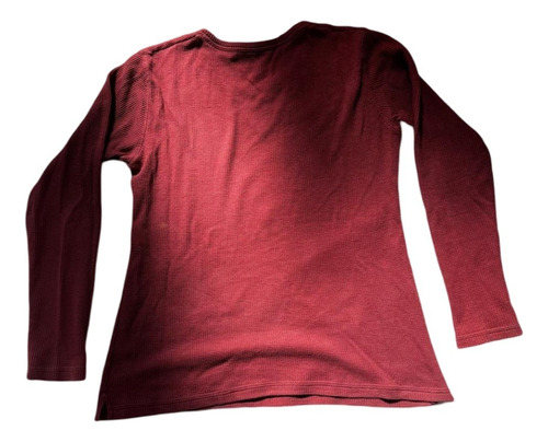 Remera Manga Larga 100% Algodón Divina Talle M Rosa Viejo (Usado)