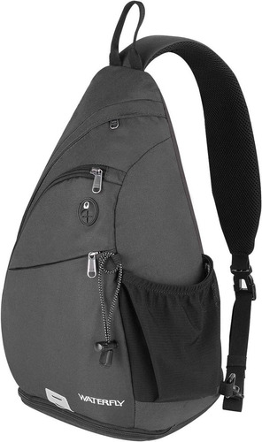 Waterfly Mochila Cruzada Mochila Bandolera Para Senderismo Color Gris Oscuro