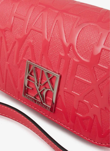 Armani Exchange Crossbody Grabado Fucsia Bandolera Original